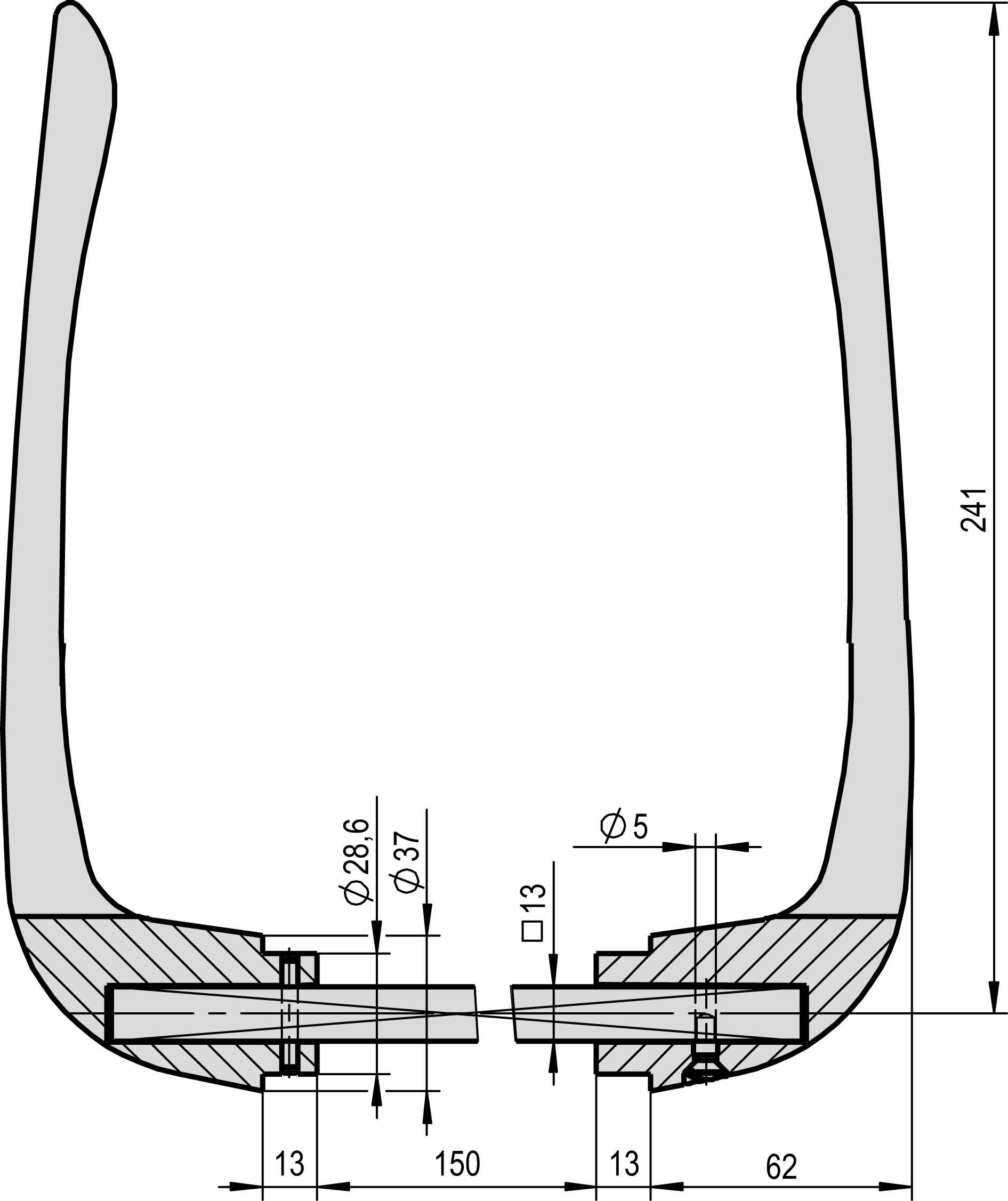 Kühlhaustürdrückerpaar-3.60.0030.0-Kühlhaustürdrückerpaar , Kühl- & Tiefkühlraumtürverschlüsse-STUV