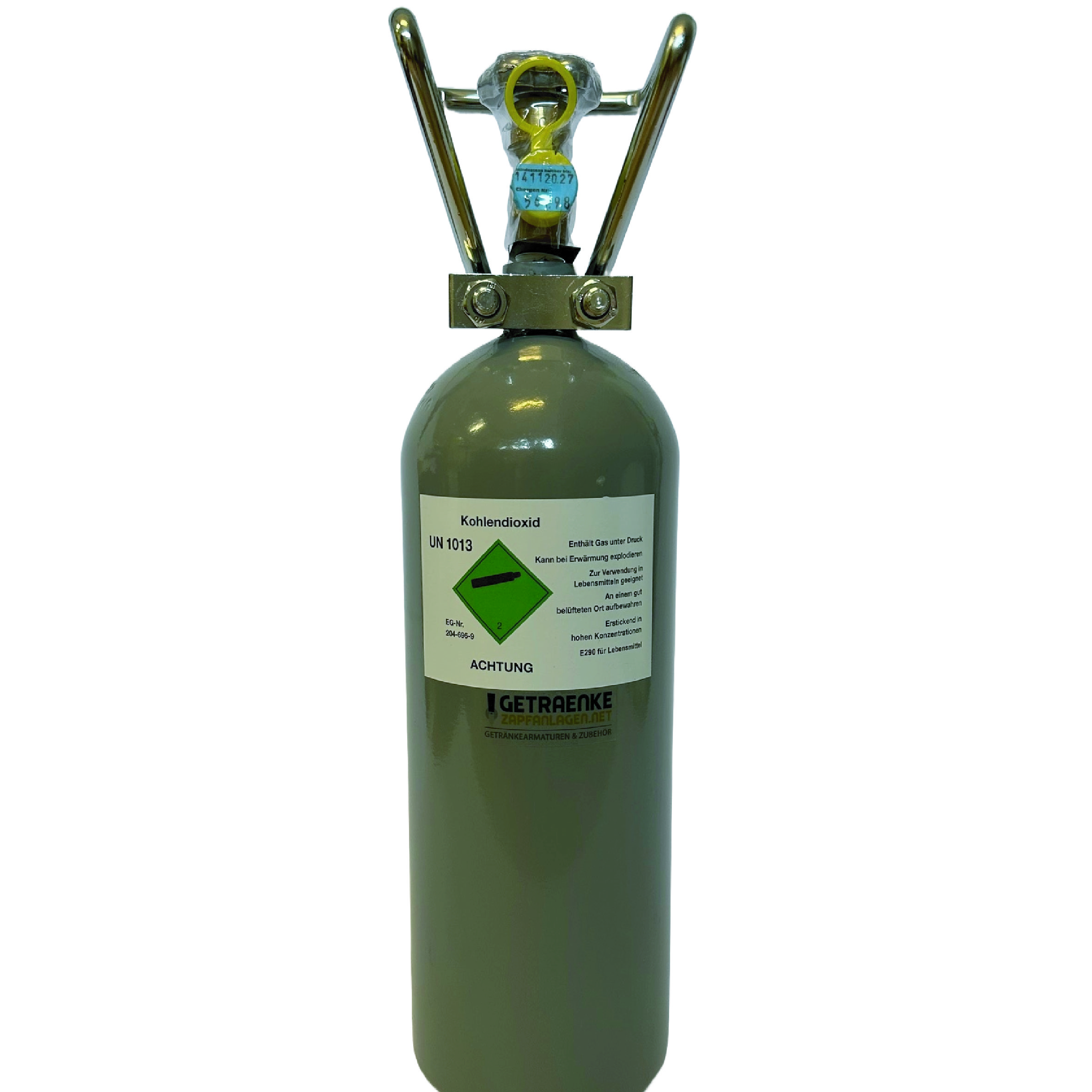 Bouteille de Co2 2,0 kg pour tireuse à bière, remplie