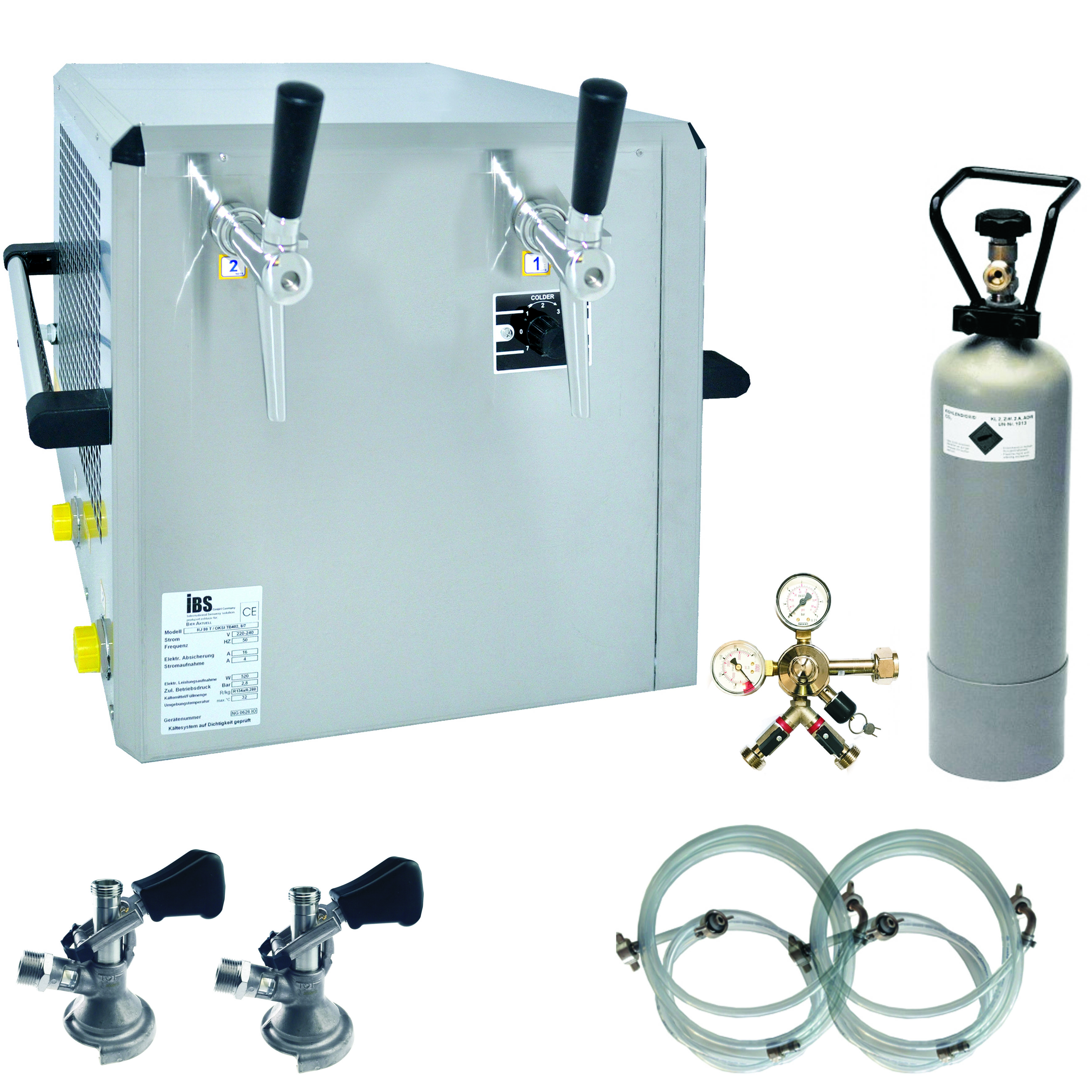 Bierzapfanlage 80 l/h, komplett Set für 2 Bierfässer-SW10694M-getraenkezapfanlagen.net Bierzapfanlage 80 l/h, komplett Set für 2 Bierfässer-SW10694M-Bierzapfanlage, fassbier durchlaufkühler, bierkühler mit zapfanlage, bierkühler 5 liter, bierzapfanlagen kaufen, bierkühler durchlaufkühler, bierkühler-getraenkezapfanlagen.net