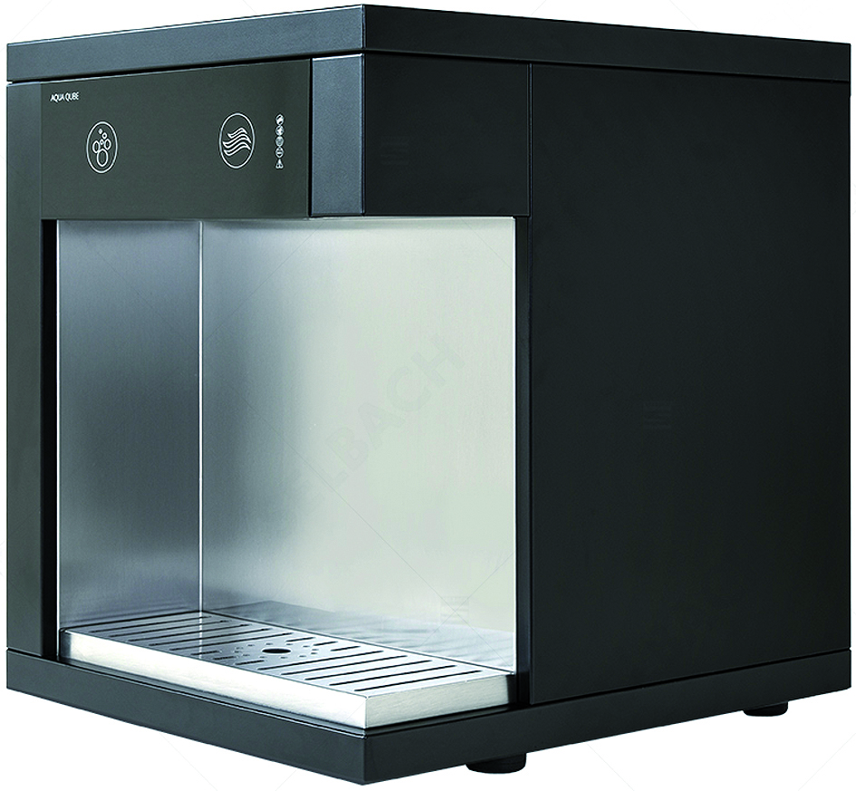 AQUA QUBE Oberthekengerät CT 30 schwarz-1-2-30ST-Selbach AQUA QUBE Oberthekengerät CT 30 schwarz-1-2-30ST-Wasserspender, Wasserausschanksäulen, Oberthekenausführung-Selbach