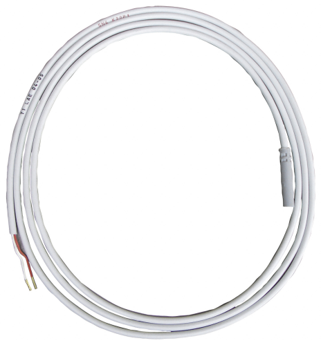 Sonde NTC (SN8P0A1500) NTC 6 x 40 mm, douille en acier inoxydable AISI 304 avec 1,5 m de câble en PVC (-30 ... +80° C)