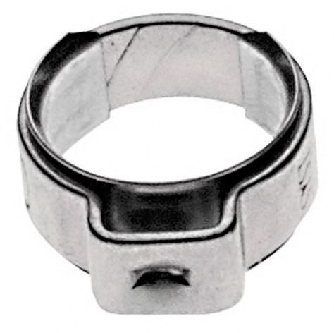 Oetiker Colliers de serrage à 1 oreille en acier inoxydable Version avec anneau d'insertion en acier inoxydable